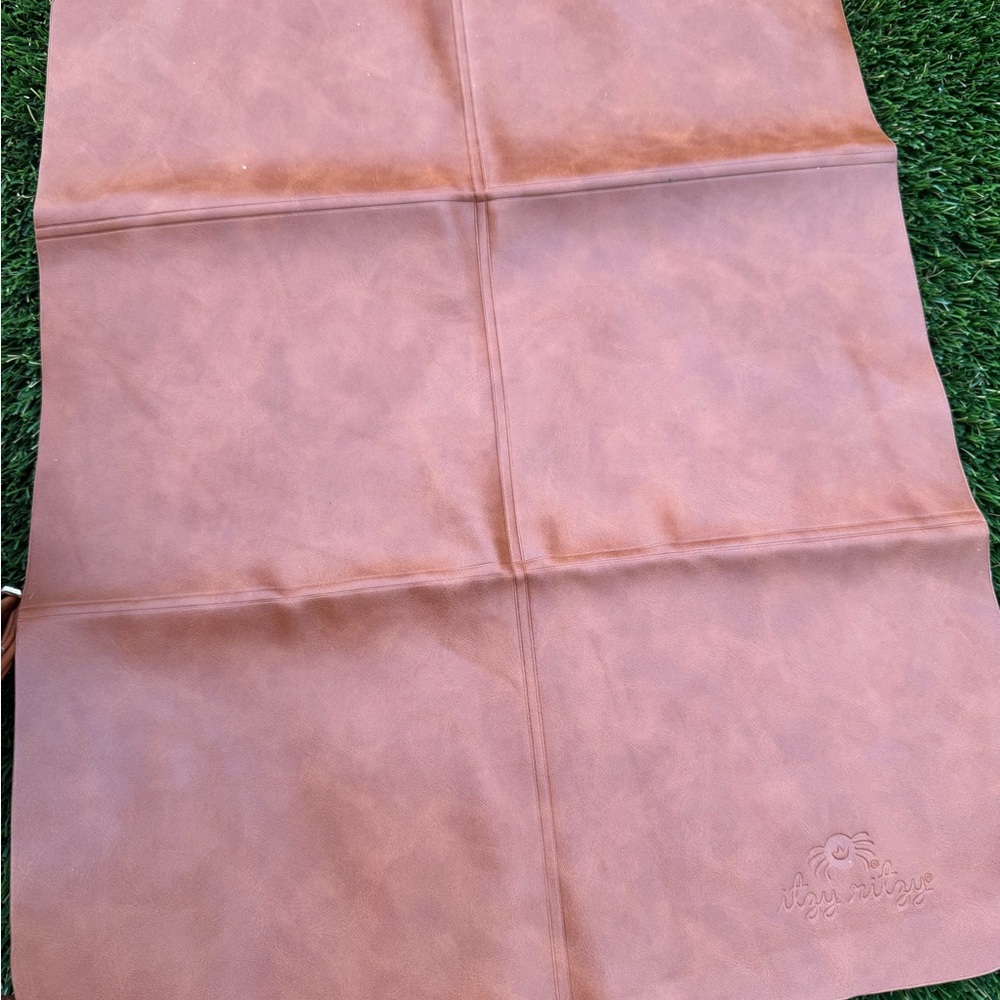 Itzy Ritzy Brown Faux Leather Baby Backpack - Picture 6 of 11